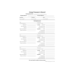 Group Treasurers Record